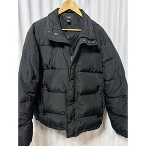 J. Crew Men’s Black Nordic Quilted Puffer Jacket -Size XL Winter2026 Outerwear